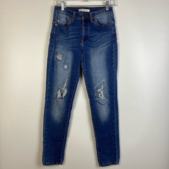 KANCAN DISTRESSED SKINNY JEANS MT1025 SIZE 26 - Picture 11 of 11